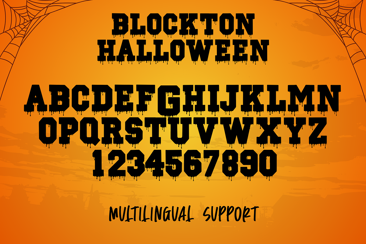 Blockton Halloween, a Slab Serif Font by Dm Studio (Photo 9 of 10)