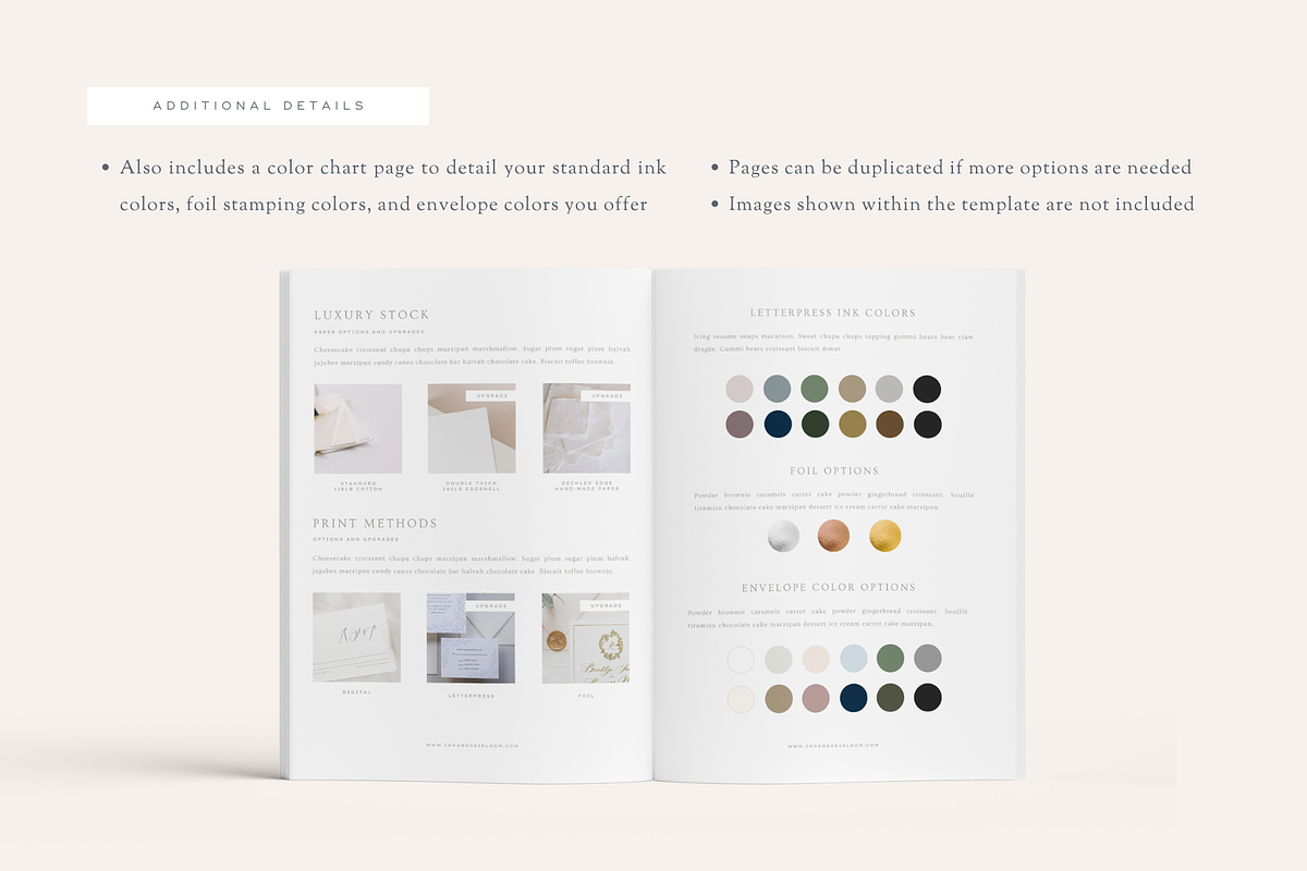 CANVA Process/Pricing Guide Template, a Magazine Template by Loren Schmidt Studio (Photo 3 of 9)