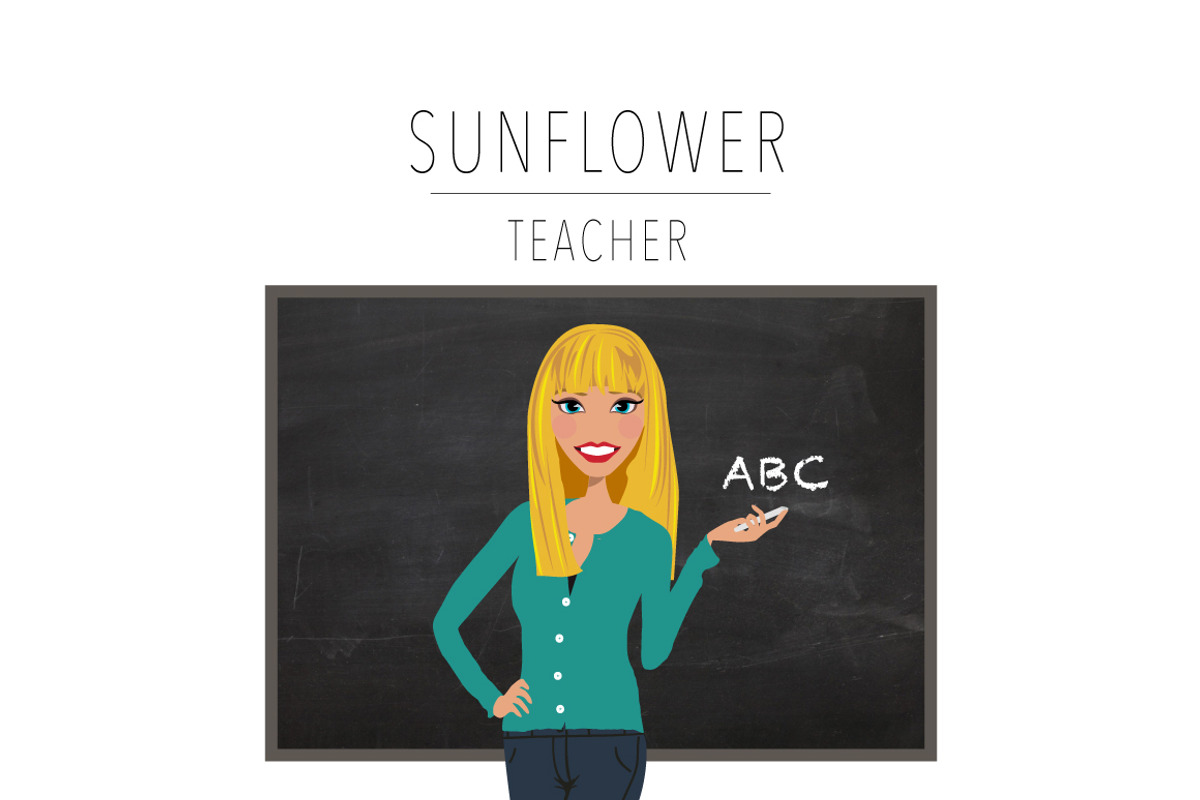 Teacher Portrait Creator | Clip Art, an Education Illustration by Lauren Lesley Studio (Photo 29 of 33)