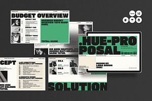 HUE | Brand Proposal Presentation, a Presentation Template by SlideStock