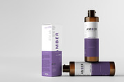 7 in 1 Amber Glass Cosmetic Bundle, a Cups & Container Mockup by pmvch (Thumbnail 56 of 106)