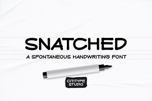 Snatched - Spontaneous Handwritten