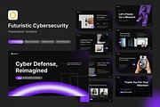 Futuristic Cybersecurity Slides, a Presentation Template by Antstheme (Thumbnail 1 of 2)