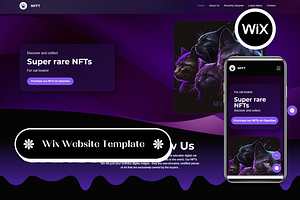 Wix Website Template NFT