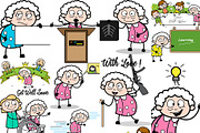 Grandmother ~ Cartoon Character Set, a Person Illustration by The Toon Company (Thumbnail 10 of 12)