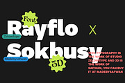 ZT Rayflo, a Sans Serif Font by zelow type (Thumbnail 15 of 15)