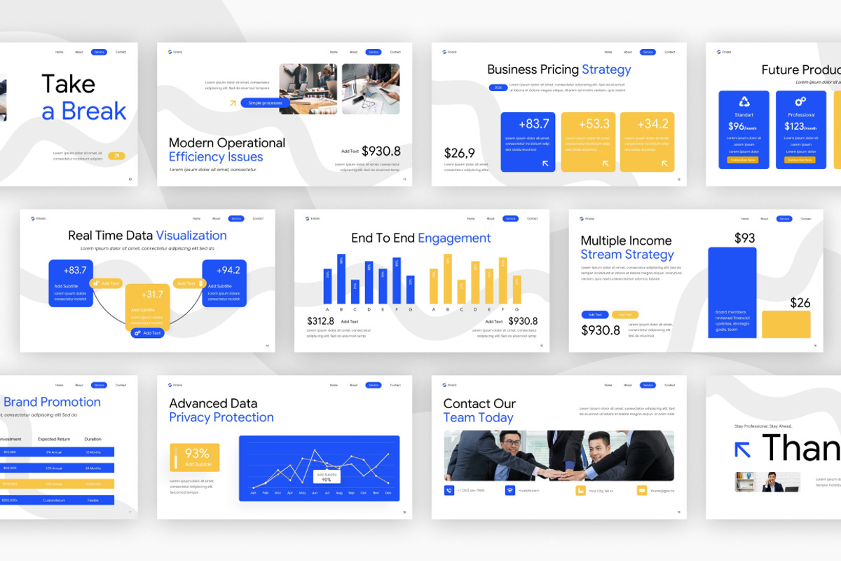 Modern Saas Business Google Slides, a Presentation Template by Loin Studio (Photo 4 of 4)