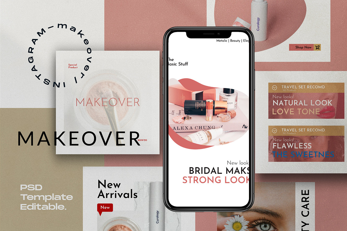 Makeover - Social Media Kit, a Social Media Template by Dirtytemp Studio (Photo 1 of 14)