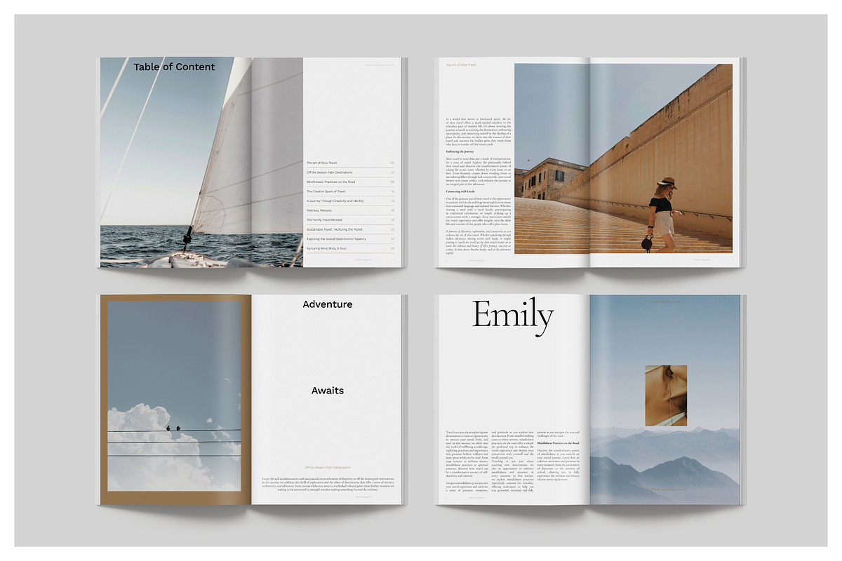 MOREIRA Travel Lifestyle Magazine, a Magazine Template by Arif Tri Ananta (Photo 3 of 13)