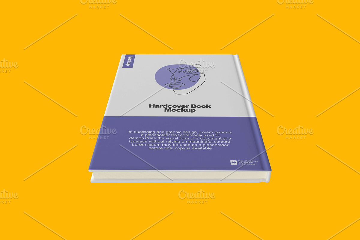 Slim Hardcover Book Mockup, a Books & Magazine Mockup by Aprndy85 (Photo 5 of 6)