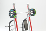 gym equipment set, a Furniture 3D Model by 3Dpapa (Thumbnail 5 of 5)