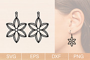 Wood Earrings Laser Cut SVG Bundle, an Object Graphic by jannatulpakhi (Thumbnail 3 of 6)