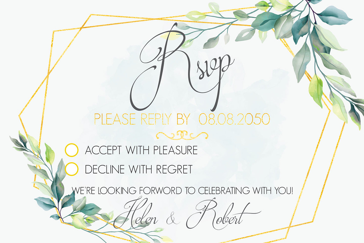 Wedding Invitation Set, an Invitation Template by Artolus (Photo 4 of 8)