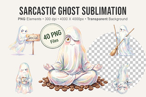 Sarcastic Ghost Sublimation, an Illustration by Artnoy