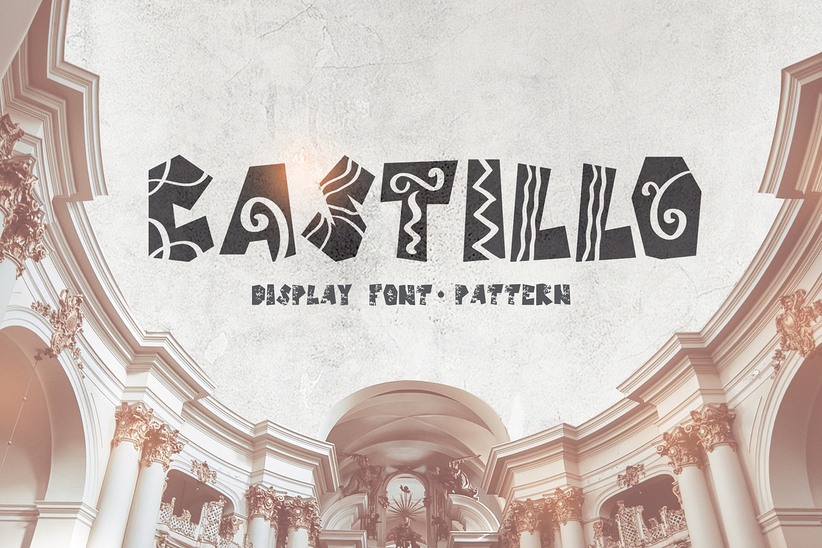 Castillo Scandinavian Font & Pattern