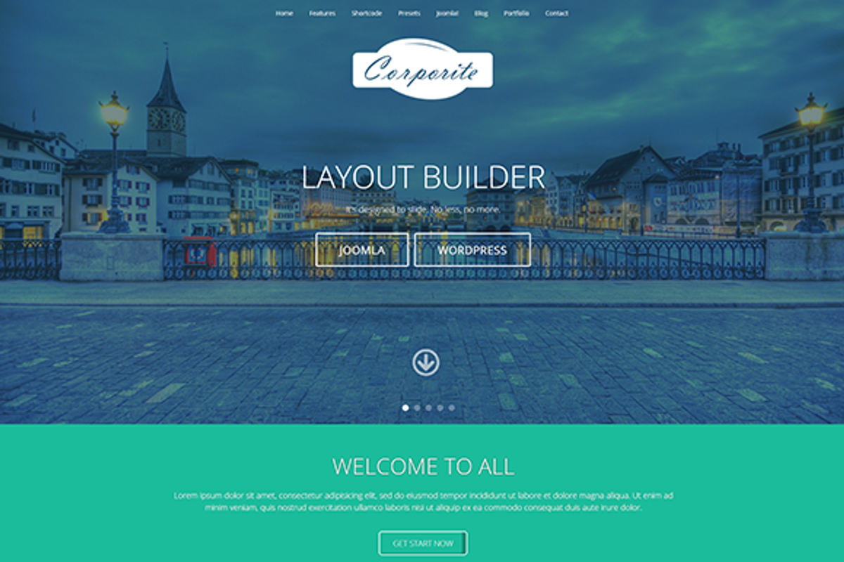 Corporite Creative Joomla Template, a Websites & App Template by PCMShaper