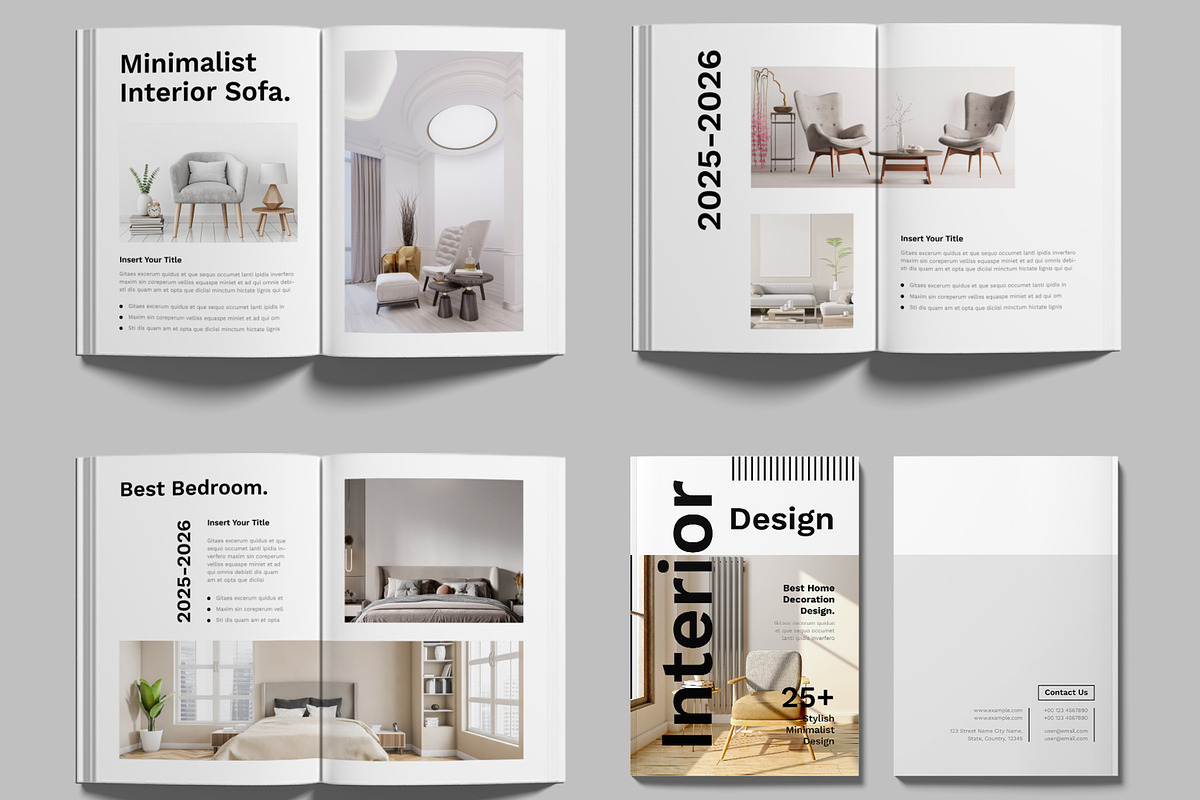 Interior Design Layout Brochure, a Brochure Template by ContestDesign (Photo 3 of 3)