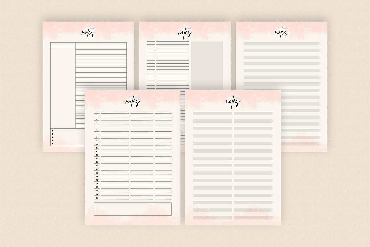 Planners Bundle Canva, a Stationery Template by Graphic Fabrica (Photo 6 of 6)