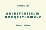 Salmont - Black Art Deco, a Sans Serif Font by Versetype (Thumbnail 9 of 12)