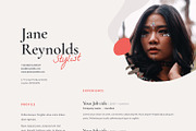 Jane | CV / resume template, a Resume Template by CV house (Thumbnail 4 of 9)