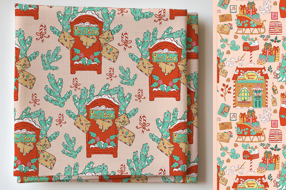 Santa Post office bundle, a Seasonal Illustration by Carpet Tapete Pretzel (Photo 20 of 24)