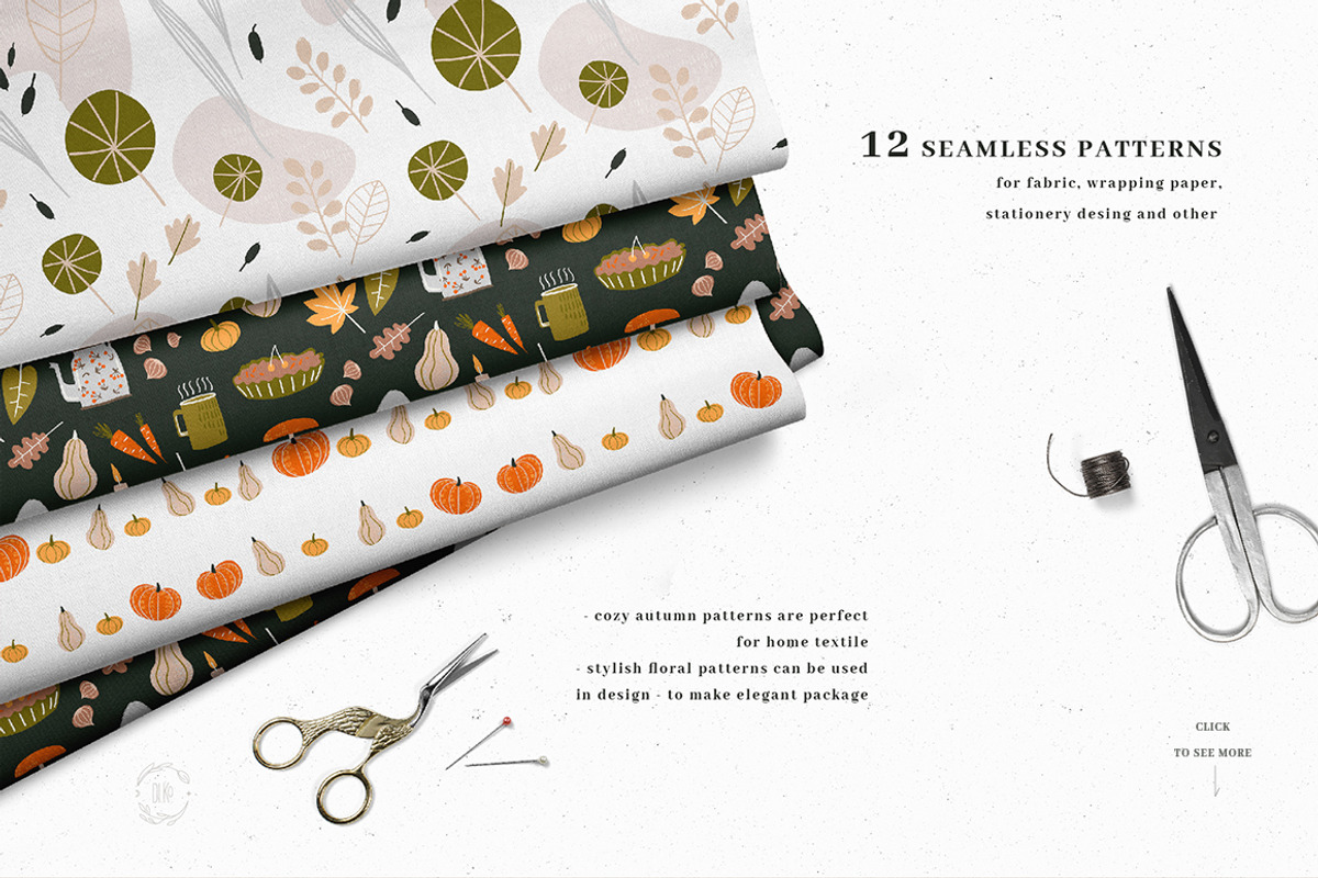 Cozy fall clipart collection, an Object Graphic by Dinkoobraz (Photo 5 of 8)