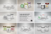 Jars with Metal /Clear Lids Mockup, a Packaging Mockup by INCDesign (Thumbnail 12 of 13)