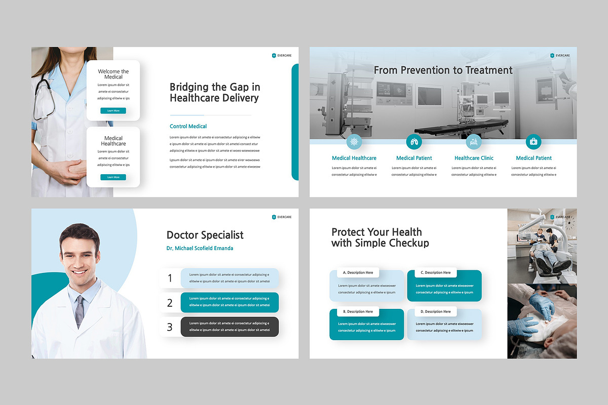 EVERCARE - Medical Powerpoint, a Presentation Template by rgbryand (Photo 4 of 9)