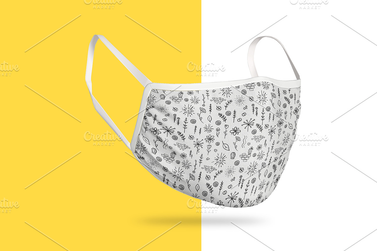 Face mask mockup original, a Mask Mockup by Radmila (Photo 4 of 6)