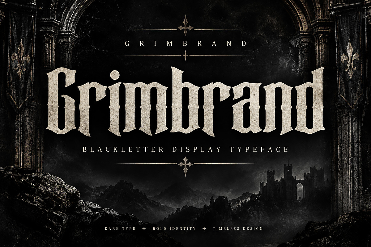 Grimbrand, a Blackletter Font by Wow Magic (Photo 1 of 5)