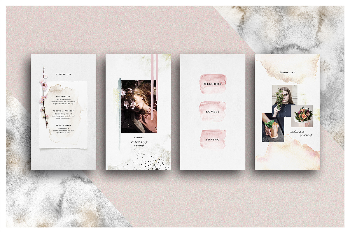 ANIMATED Artistic Instagram Stories, a Social Media Template by Ruby&Heart Studio (Photo 7 of 11)