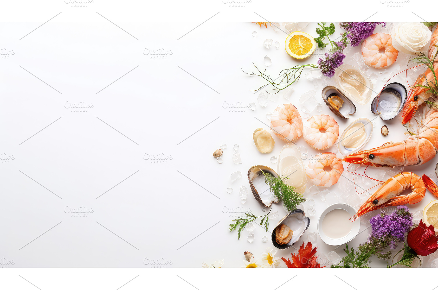 plate white food background ai, a Food & Drink Photo by pikepicture