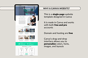 Cleaning Company Website Canva, a Landing Page Template by Preset Pixels (Thumbnail 3 of 9)