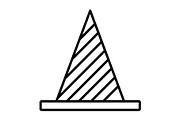 Cone Line Icon, an Outline Icon by Pexelpy (Thumbnail 1 of 2)