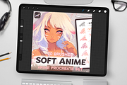 Anime Soft Brushes for Procreate, a Brushes & More by Disyukov (Thumbnail 1 of 8)