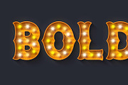 Retro marquee show alphabet design, an Object Graphic by RevelStockart (Thumbnail 3 of 10)