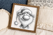 Santa Sketch,Christmas Clipart, an Illustration by Libby Wishes (Thumbnail 9 of 9)