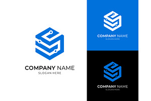 Circuit Hexagon Logo, a Branding & Logo Template by ika trisiana