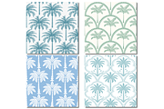 Palm Tree Tropical Seamless Patterns, a Pattern Graphic by wind mill (Thumbnail 2 of 3)