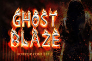 Ghost Blaze, a Handwritten Font by Yoga Letter (Thumbnail 1 of 7)