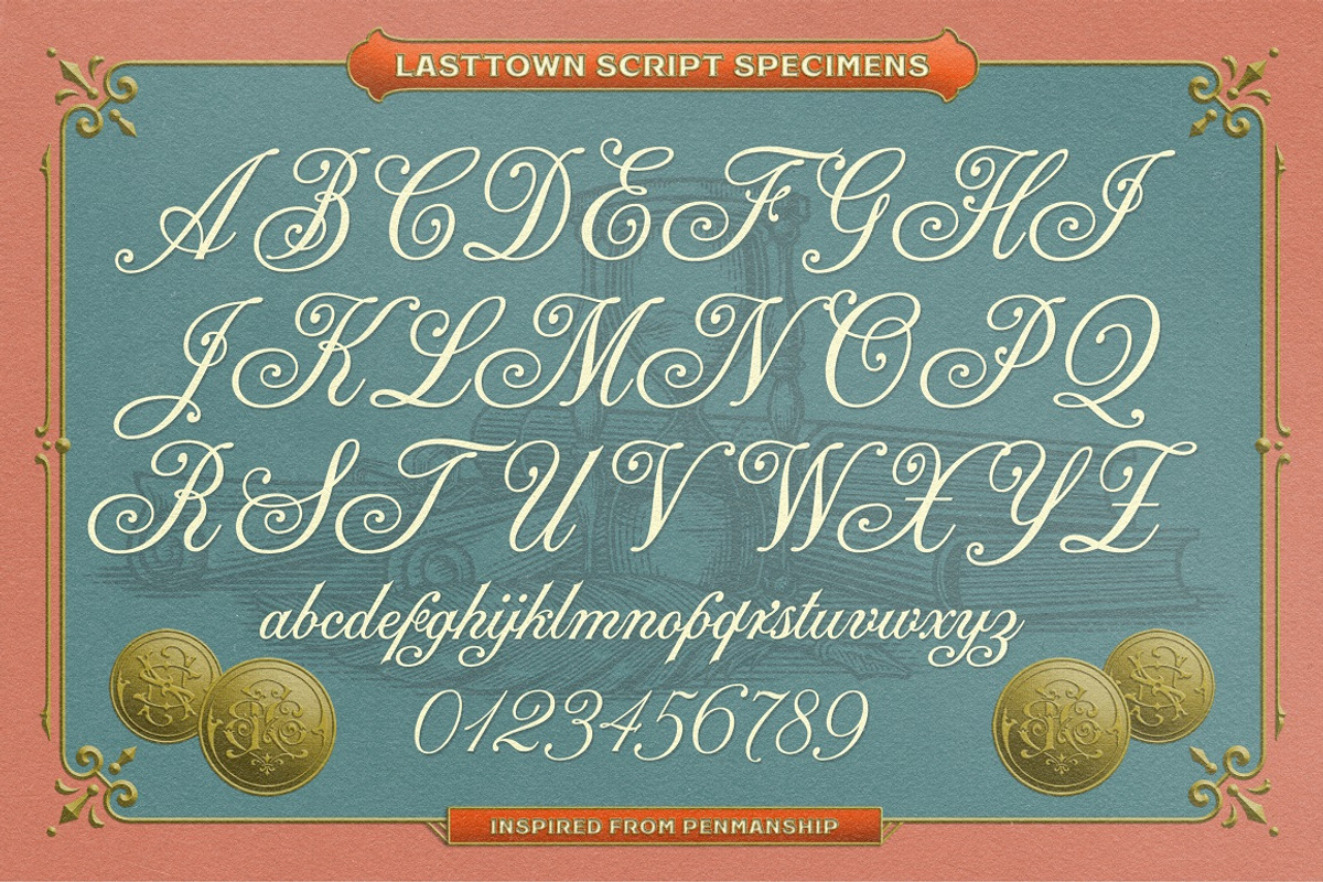 NS Lasttown Vintage Font, a Script Font by Novisouldado (Photo 2 of 12)