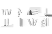 Paper Tube Mockup Set, a Packaging Mockup by pixelmock (Thumbnail 2 of 13)