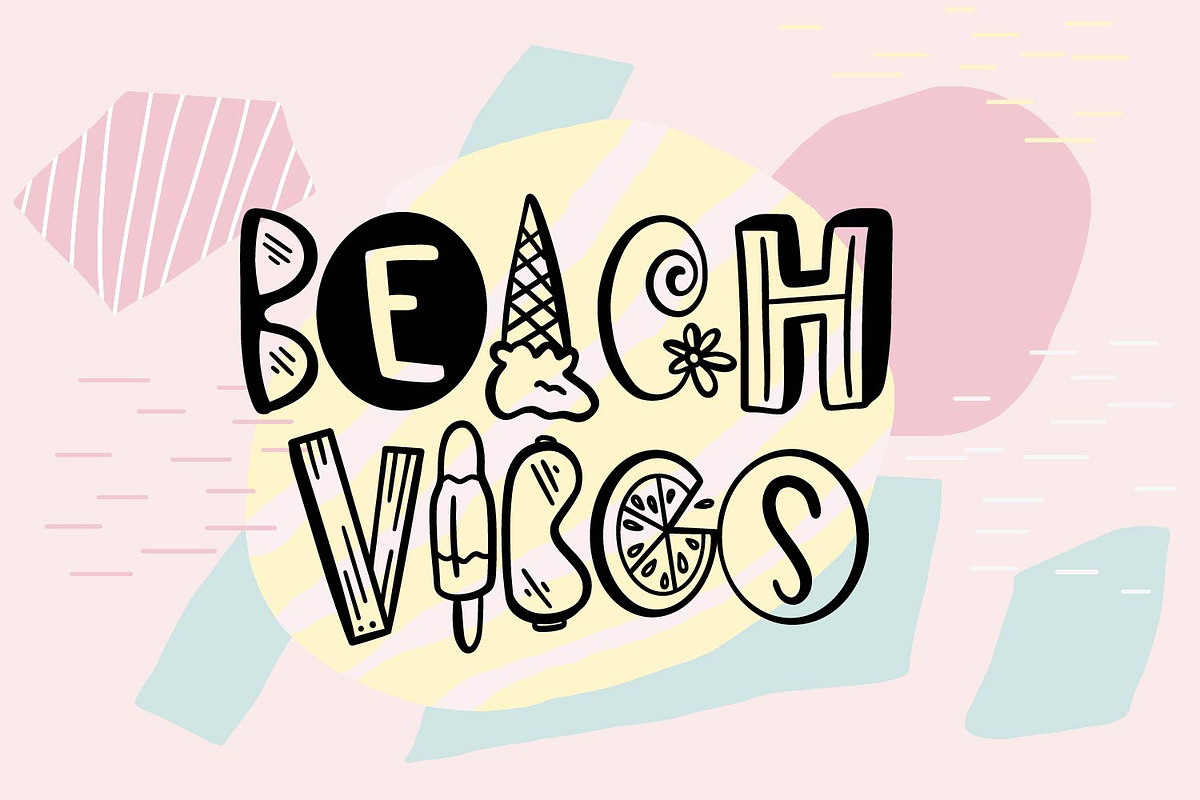 Wavy Dolphin - A Symbol Summer Font preview 6