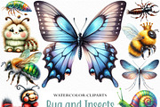 Bug and Insects Clipart, an Illustration by Craft Nest (Thumbnail 1 of 6)