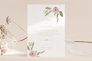 Modern Wedding Invite