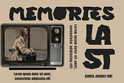 ACROSS JACQUES - DISPLAY FONT, a Sans Serif Font by 177Studio (Thumbnail 3 of 8)
