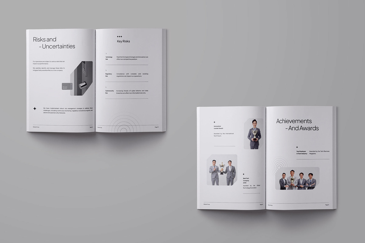 Annual Report Template - Mintech preview 6