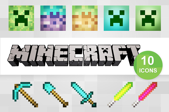 10 Minecraft Icons