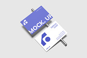 Realistic Business Card Mockup, an Advertising Mockup by Graphic Deal (Thumbnail 2 of 6)