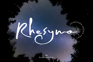 Rhesymo Brush Script